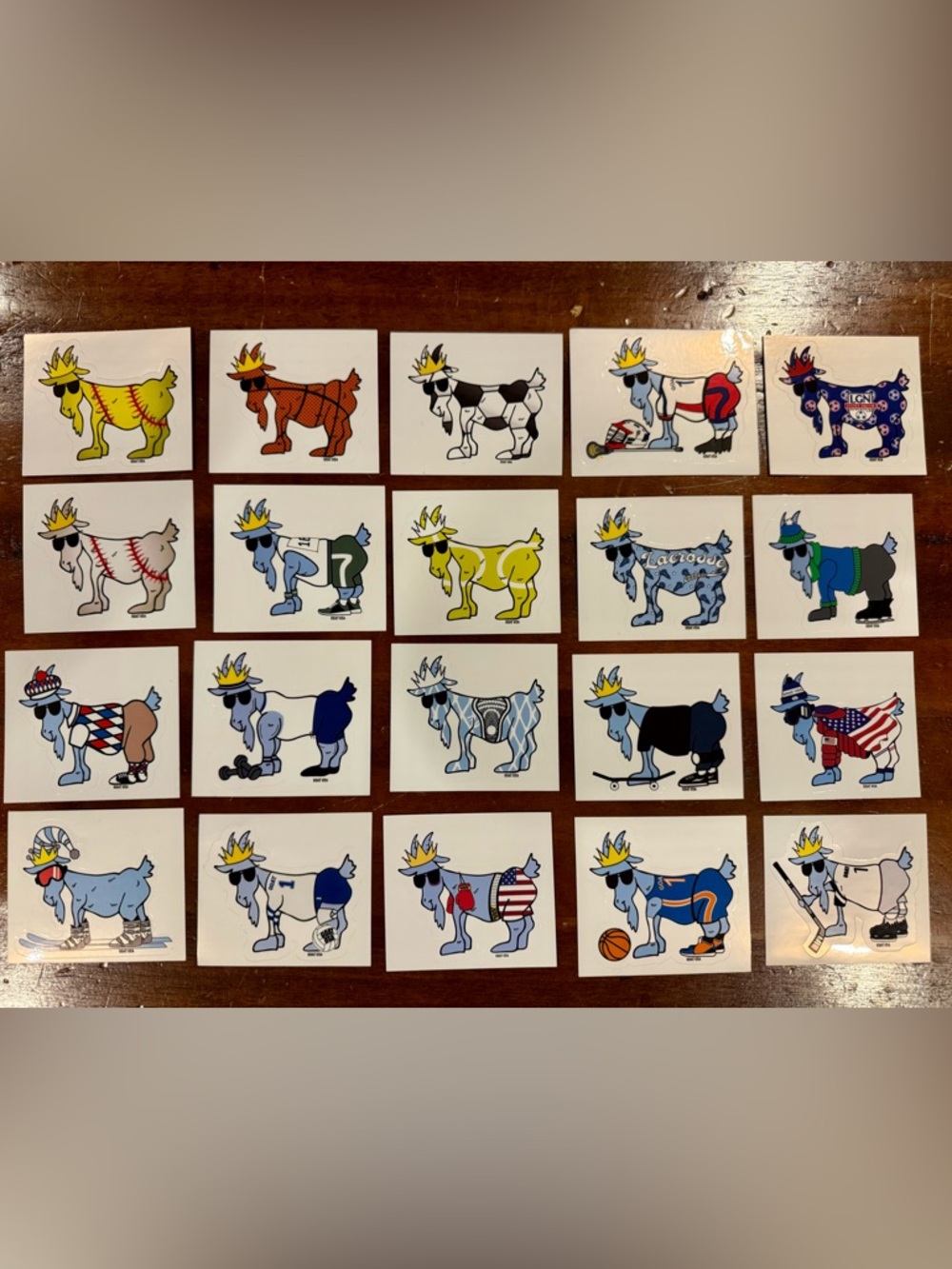 GOAT USA Sticker Ultimate Sports Pack